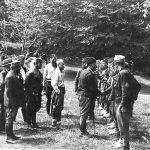 September 1943rd. General Mihailovic touring unit of Cer Corps.
